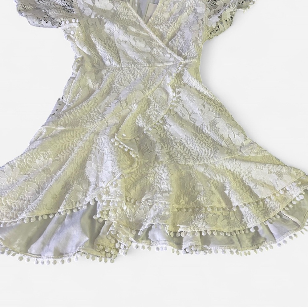 Saints + Secrets White Mini Dress